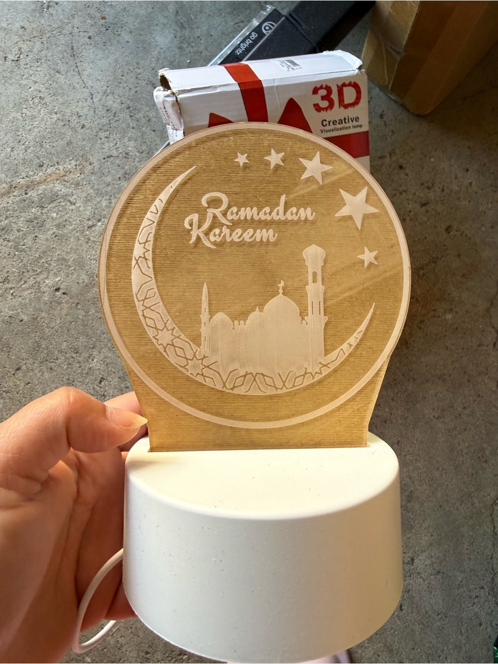 Ramadan Kareem Plastic LED Night Light
